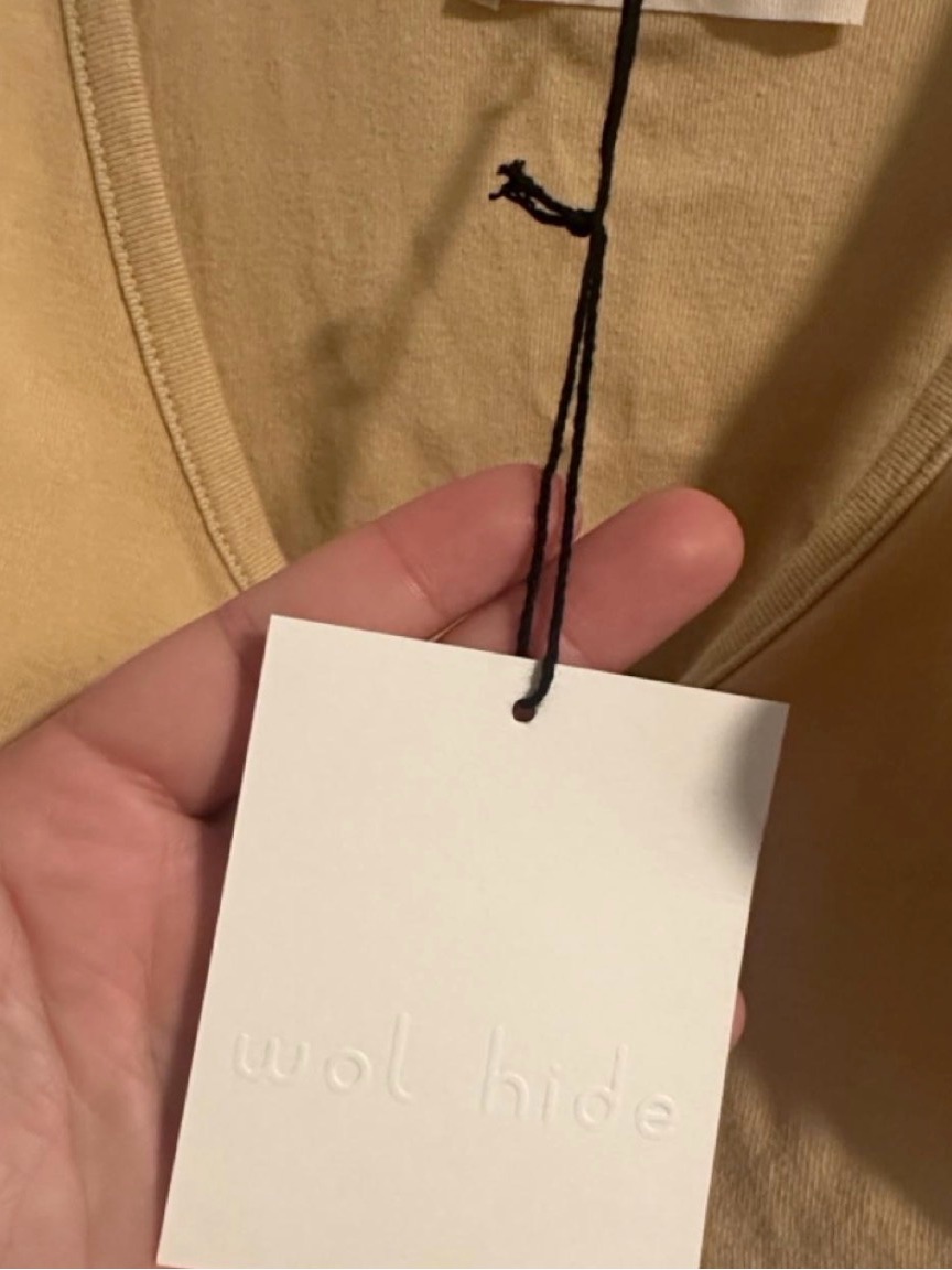 Nwt Wol Hide Scoop Back Rib Tank In Barley Size M — image 5 of 8